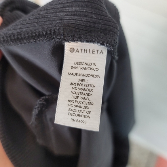 Athleta Stella Shale Ankle  Stretch Trouser Pants in Black, sz 4 - Picture 8 of 12